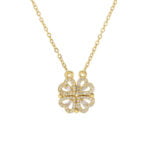 4-Leaf Clover Lucky Heart Necklace