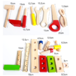 Wooden Toy Simulation Disassembly Toolbox