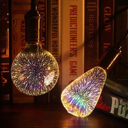 3D Fireworks Decorative Bulb