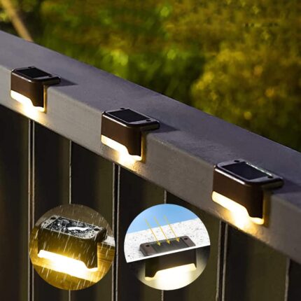 Solar Deck Outdoor Step Lights