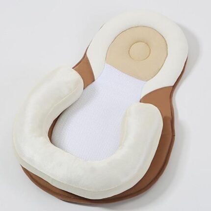 shopitistic Baby Bed Beige Portable Baby Bed